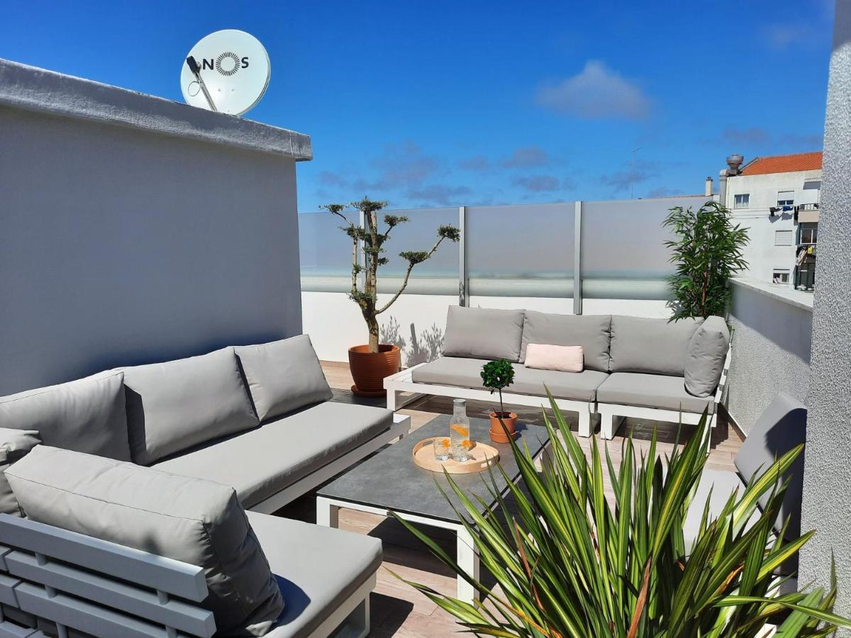 Sitius 5B - New Seaview Apartment With Rooftop Terrace In Historical Centre Sitio Da Nazare Exterior photo